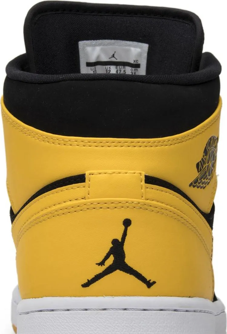 Air Jordan 1 Retro Mid New Love 2017 Sneakers, Yellow