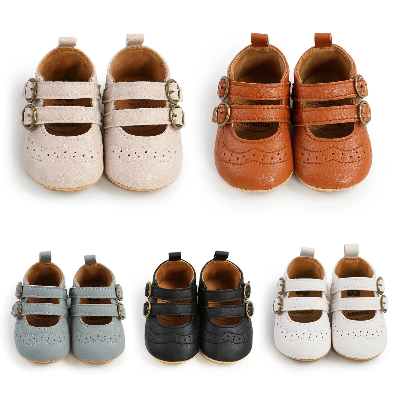 Classic T-Strap Eco-Leather Baby Shoes