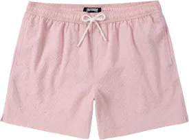 Men's Swim Shorts 5 inch Seersucker Swimming Trunks for Men Beach Shorts