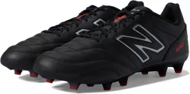 New Balance 442 V2 Team FG Boots, Black/White