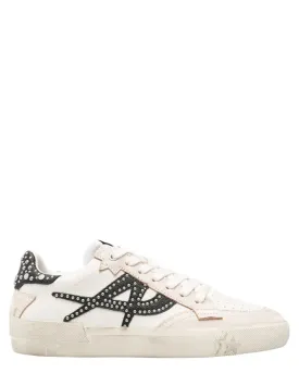 Sneakers Moonlight in Pelle di Vitello Écru
